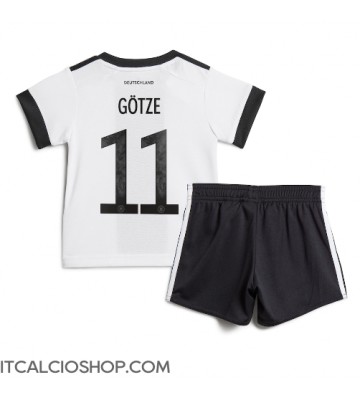 Germania Mario Gotze #11 Prima Maglia Bambino Mondiali 2022 Manica Corta (+ Pantaloni corti)